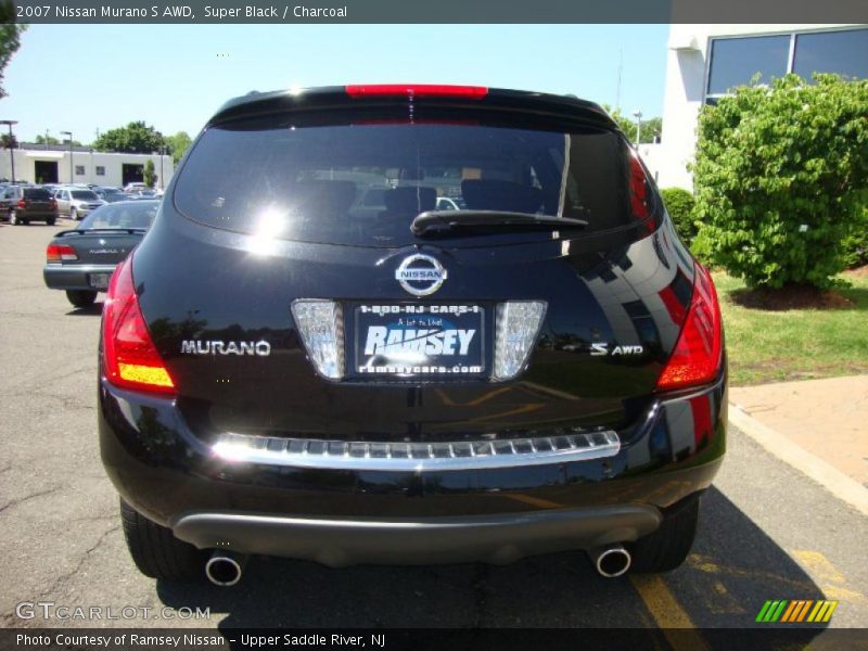 Super Black / Charcoal 2007 Nissan Murano S AWD