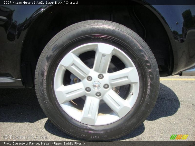 Super Black / Charcoal 2007 Nissan Murano S AWD