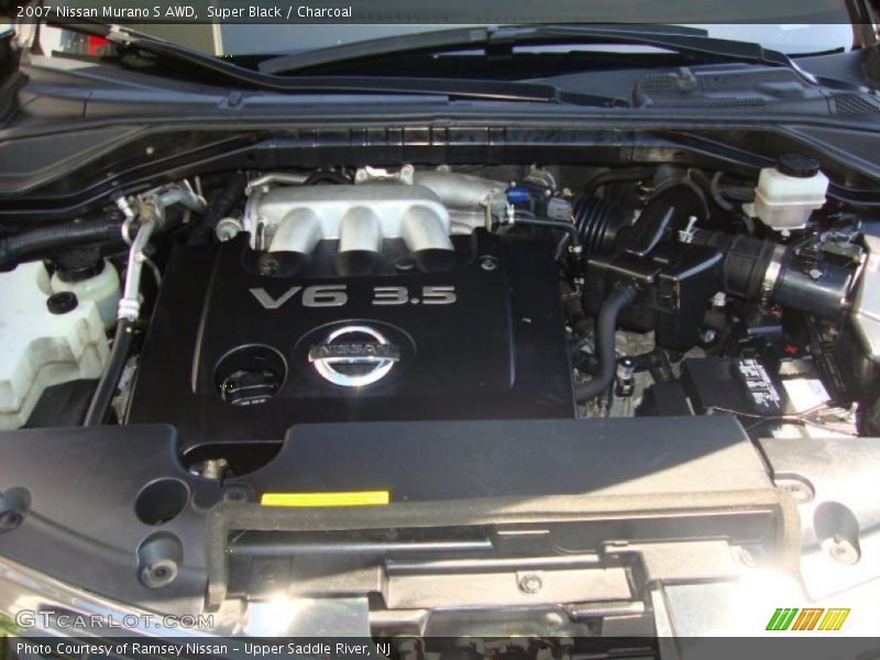 Super Black / Charcoal 2007 Nissan Murano S AWD
