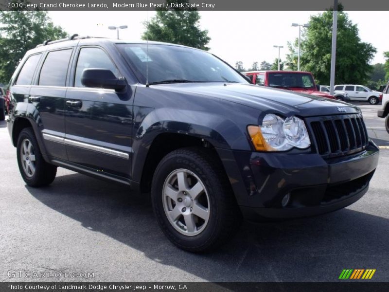 Modern Blue Pearl / Dark Slate Gray 2010 Jeep Grand Cherokee Laredo