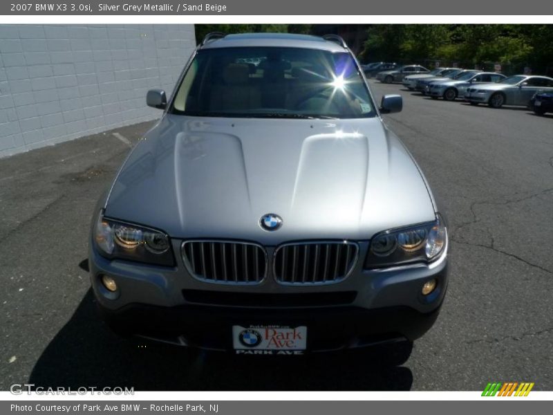Silver Grey Metallic / Sand Beige 2007 BMW X3 3.0si