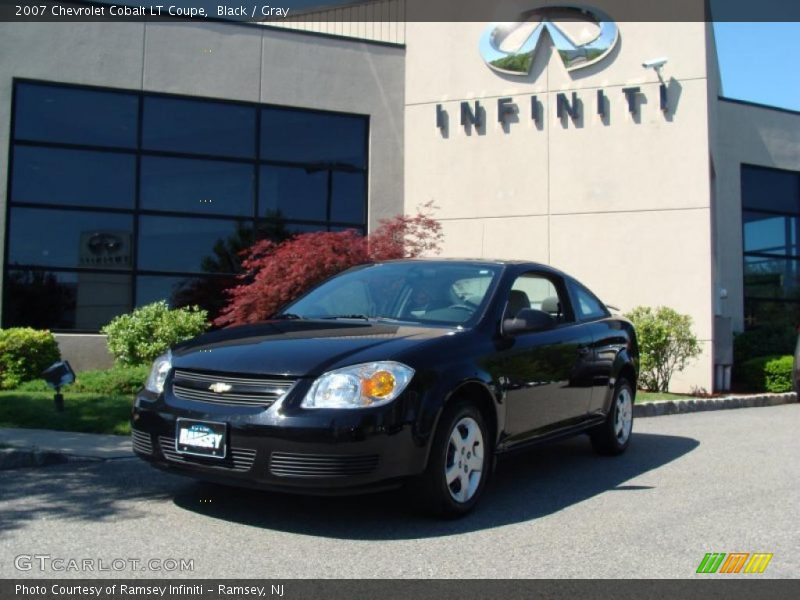 Black / Gray 2007 Chevrolet Cobalt LT Coupe