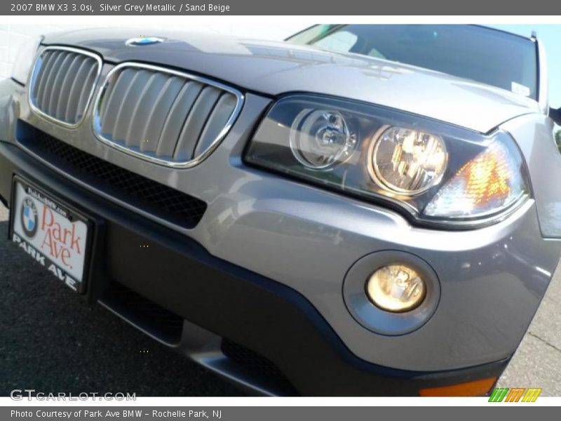 Silver Grey Metallic / Sand Beige 2007 BMW X3 3.0si