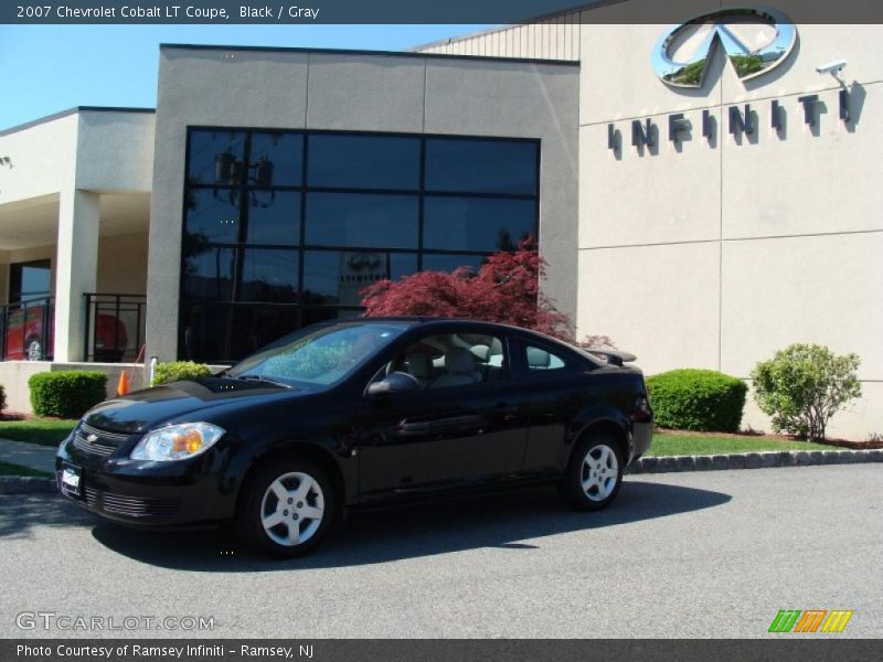 Black / Gray 2007 Chevrolet Cobalt LT Coupe