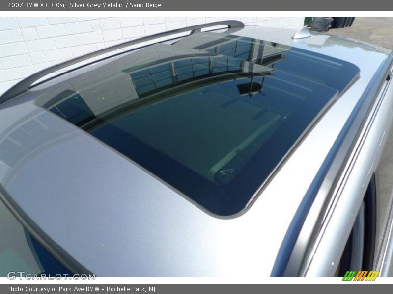 Silver Grey Metallic / Sand Beige 2007 BMW X3 3.0si
