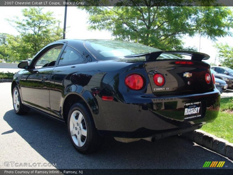 Black / Gray 2007 Chevrolet Cobalt LT Coupe