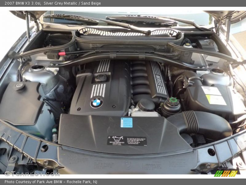 Silver Grey Metallic / Sand Beige 2007 BMW X3 3.0si