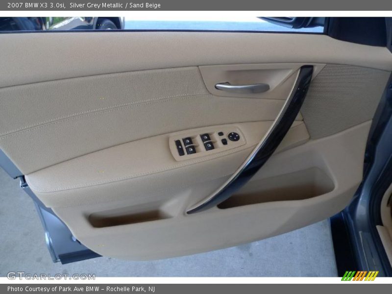 Silver Grey Metallic / Sand Beige 2007 BMW X3 3.0si
