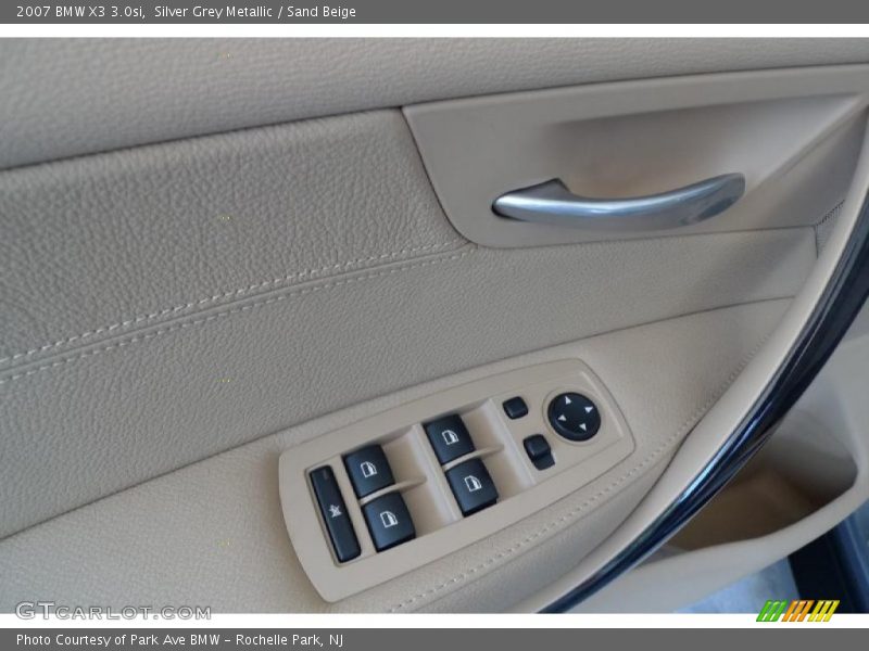 Silver Grey Metallic / Sand Beige 2007 BMW X3 3.0si
