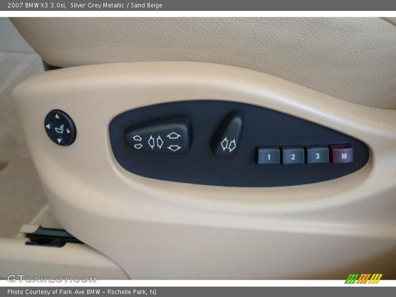 Silver Grey Metallic / Sand Beige 2007 BMW X3 3.0si