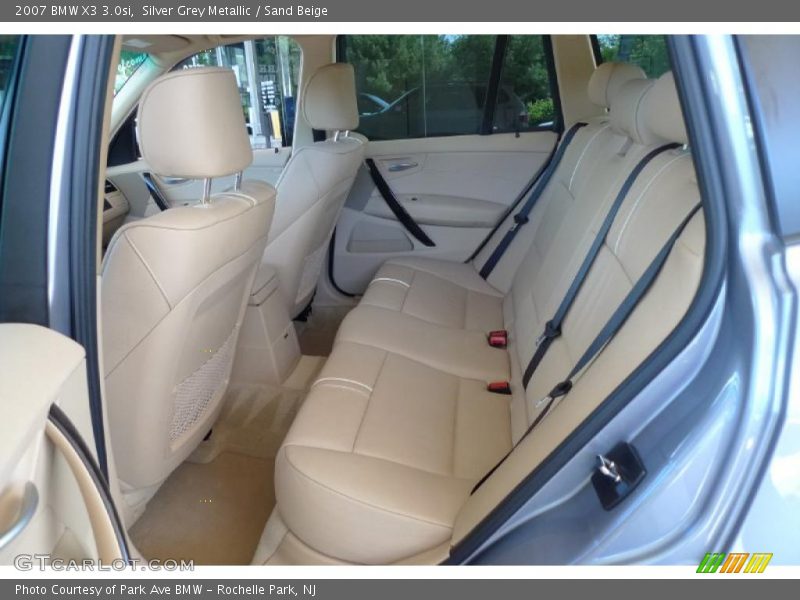 Silver Grey Metallic / Sand Beige 2007 BMW X3 3.0si