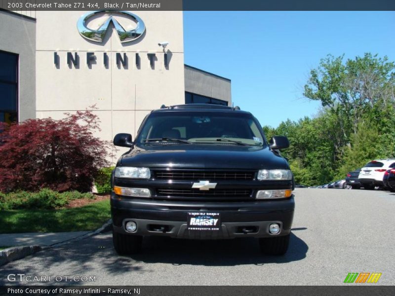 Black / Tan/Neutral 2003 Chevrolet Tahoe Z71 4x4