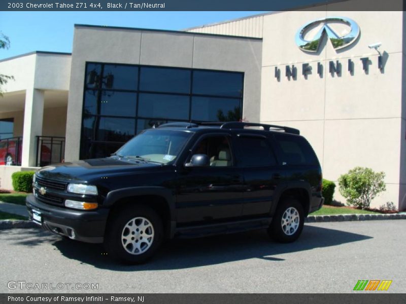 Black / Tan/Neutral 2003 Chevrolet Tahoe Z71 4x4