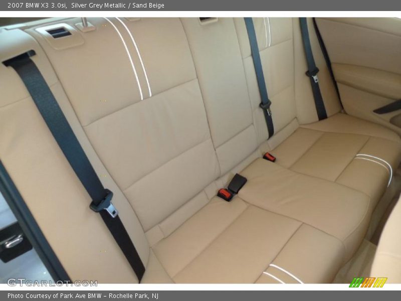 Silver Grey Metallic / Sand Beige 2007 BMW X3 3.0si