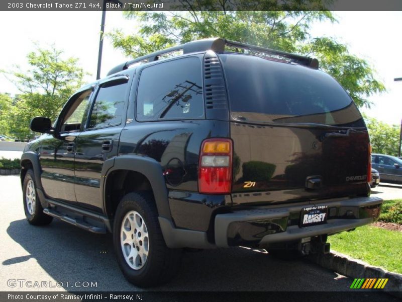 Black / Tan/Neutral 2003 Chevrolet Tahoe Z71 4x4
