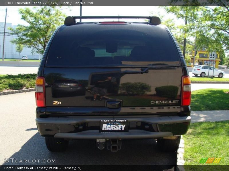 Black / Tan/Neutral 2003 Chevrolet Tahoe Z71 4x4