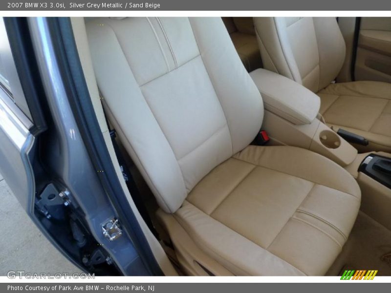 Silver Grey Metallic / Sand Beige 2007 BMW X3 3.0si