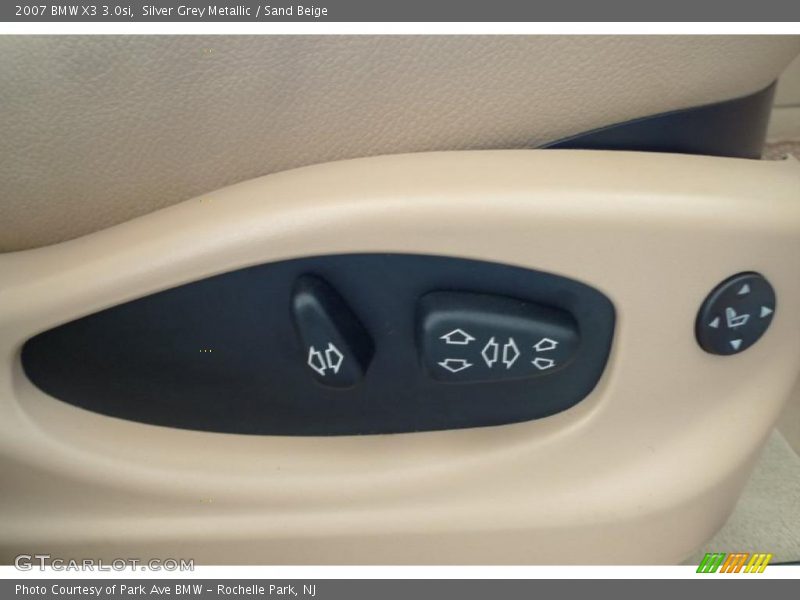 Silver Grey Metallic / Sand Beige 2007 BMW X3 3.0si