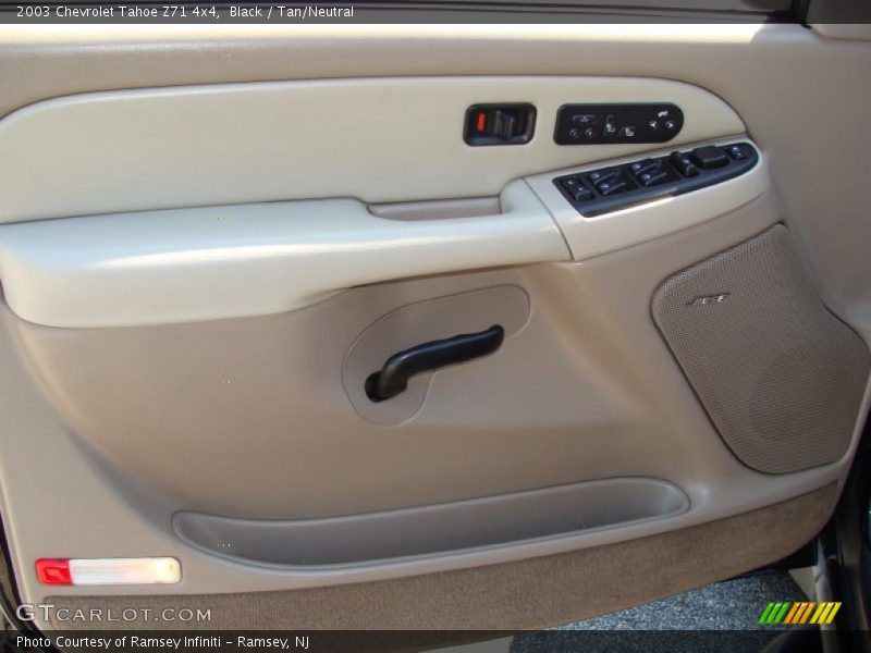 Black / Tan/Neutral 2003 Chevrolet Tahoe Z71 4x4
