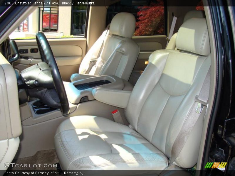 Black / Tan/Neutral 2003 Chevrolet Tahoe Z71 4x4