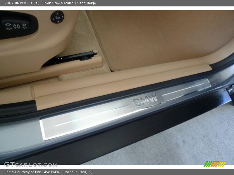 Silver Grey Metallic / Sand Beige 2007 BMW X3 3.0si