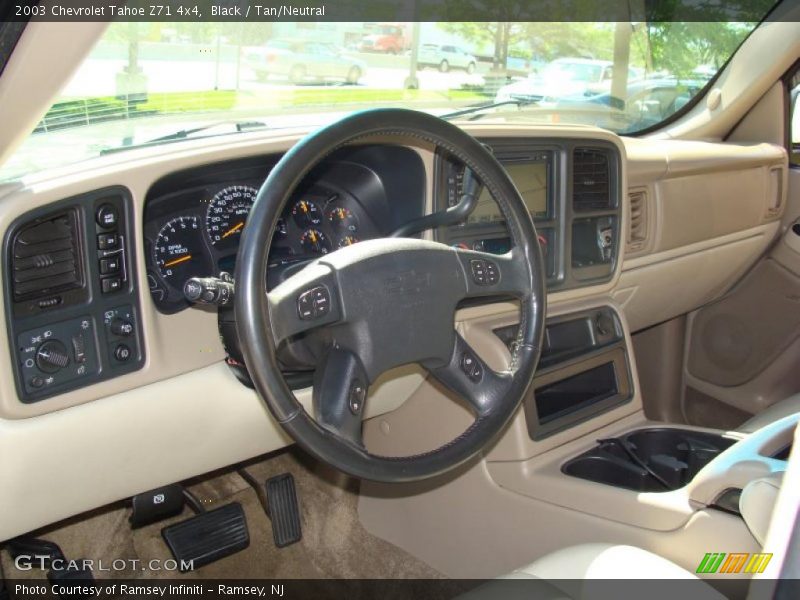 Black / Tan/Neutral 2003 Chevrolet Tahoe Z71 4x4