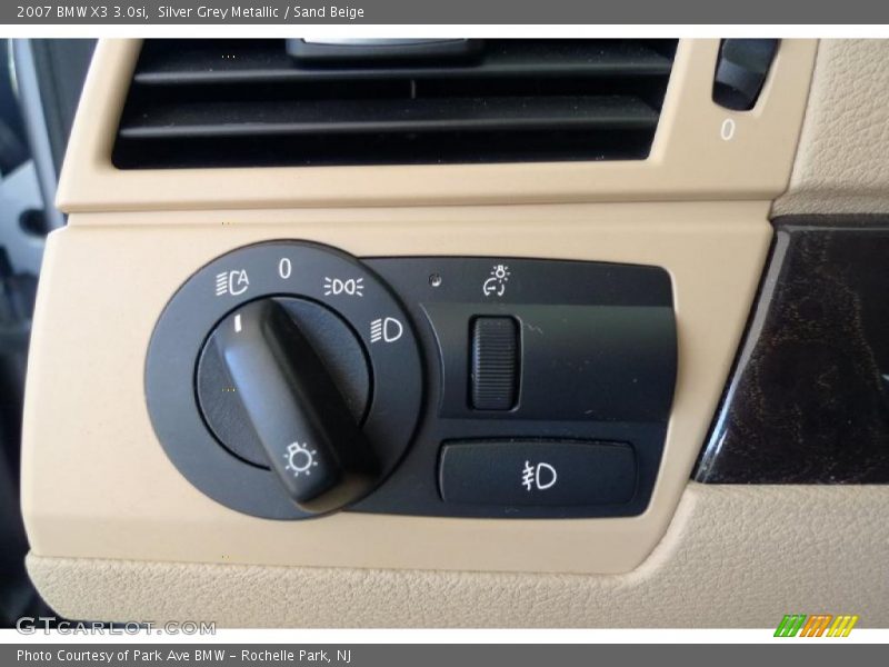 Silver Grey Metallic / Sand Beige 2007 BMW X3 3.0si