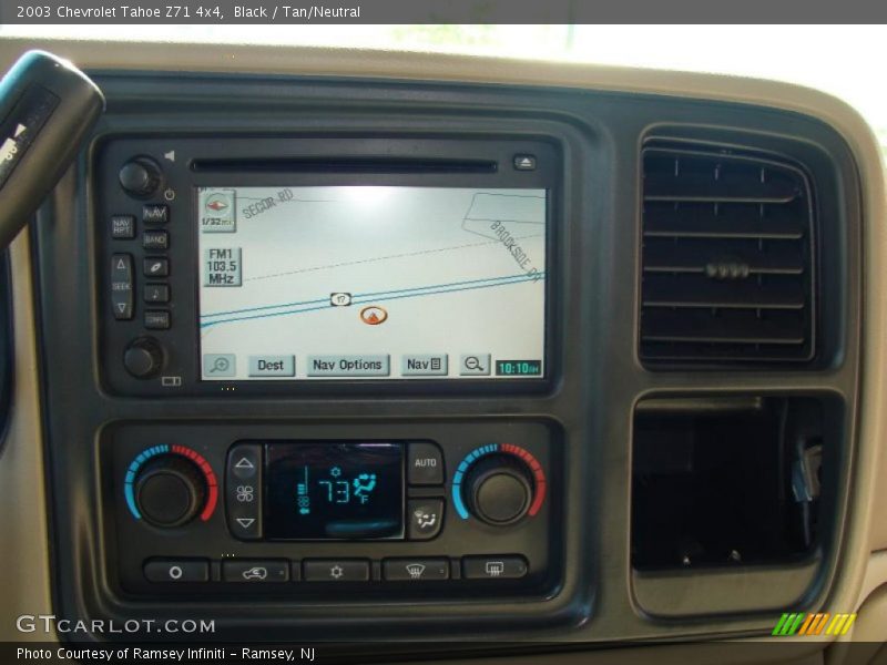 Black / Tan/Neutral 2003 Chevrolet Tahoe Z71 4x4