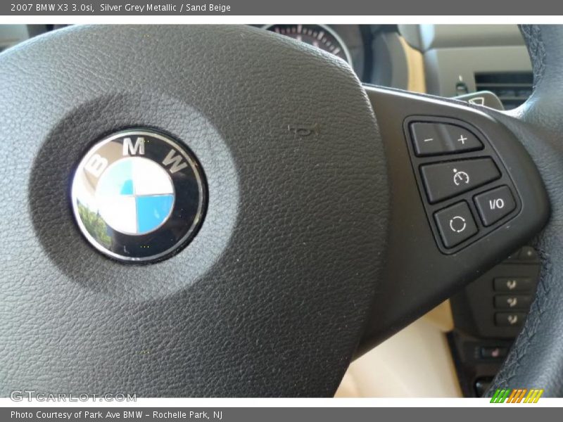 Silver Grey Metallic / Sand Beige 2007 BMW X3 3.0si