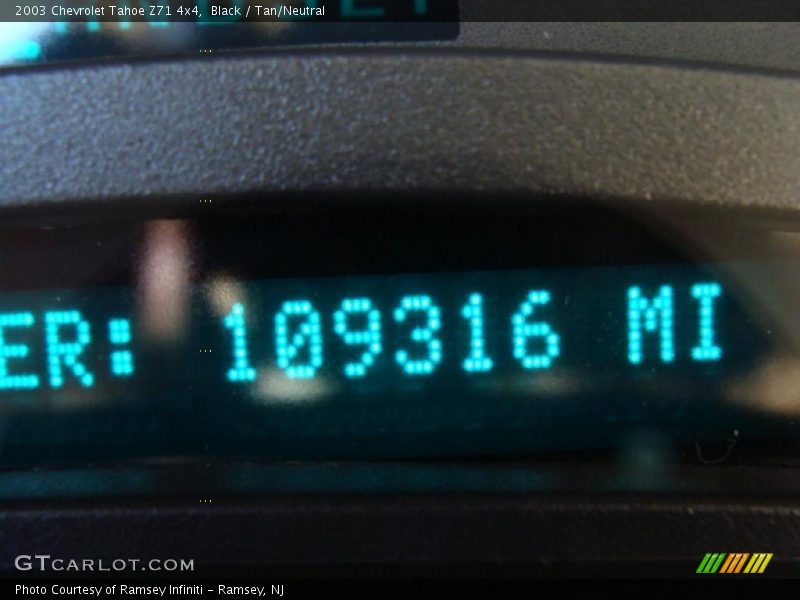Black / Tan/Neutral 2003 Chevrolet Tahoe Z71 4x4