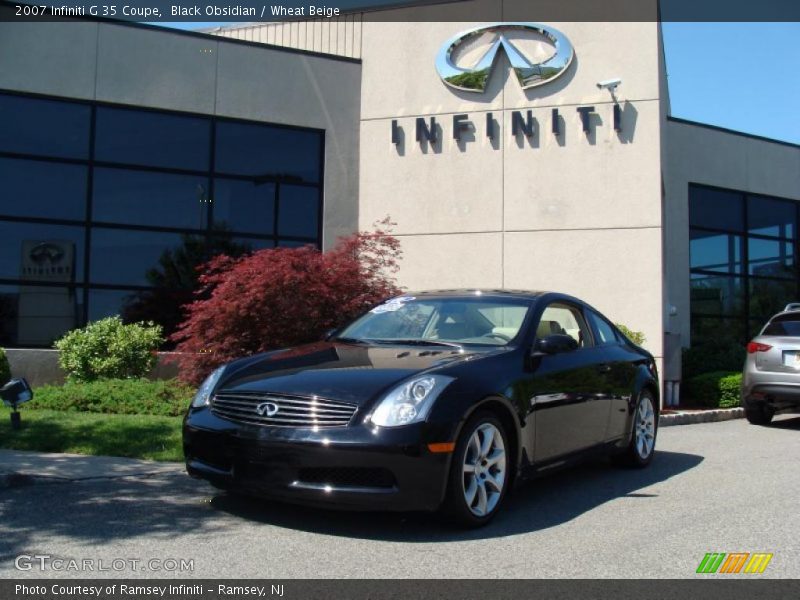 Black Obsidian / Wheat Beige 2007 Infiniti G 35 Coupe