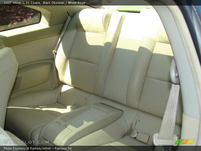 Black Obsidian / Wheat Beige 2007 Infiniti G 35 Coupe