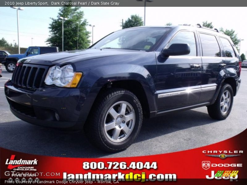 Dark Charcoal Pearl / Dark Slate Gray 2010 Jeep Liberty Sport