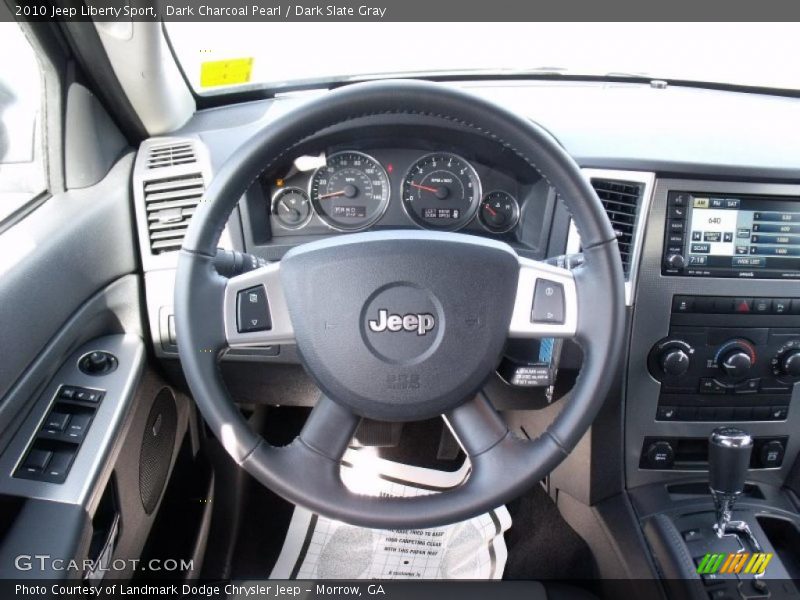 Dark Charcoal Pearl / Dark Slate Gray 2010 Jeep Liberty Sport