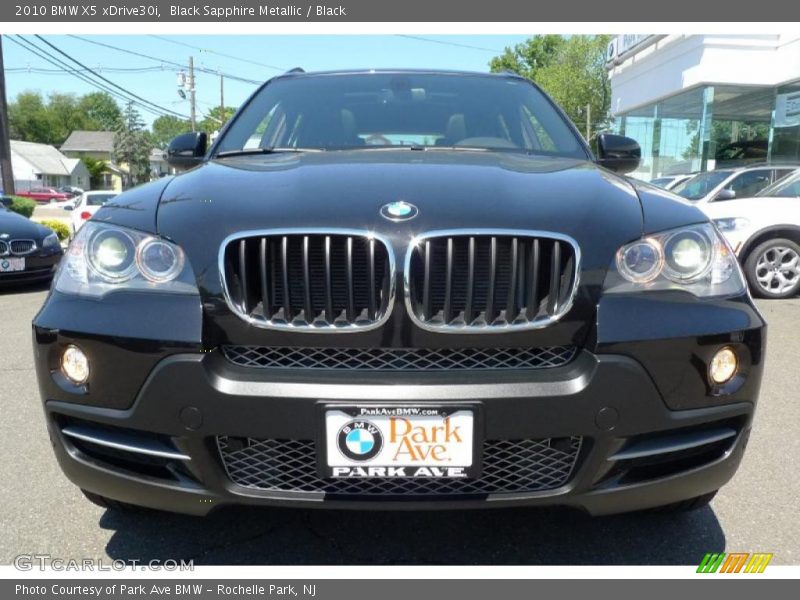 Black Sapphire Metallic / Black 2010 BMW X5 xDrive30i