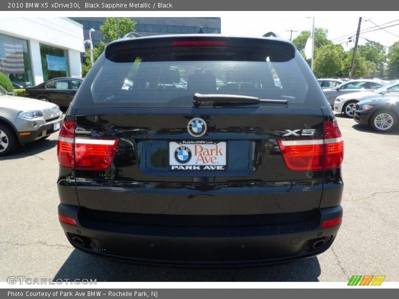 Black Sapphire Metallic / Black 2010 BMW X5 xDrive30i