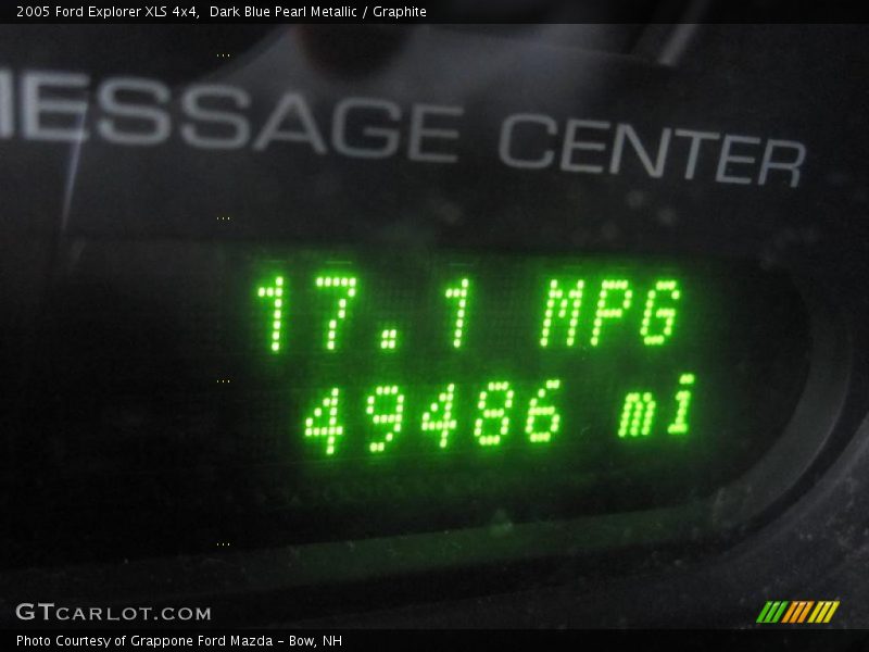 Dark Blue Pearl Metallic / Graphite 2005 Ford Explorer XLS 4x4