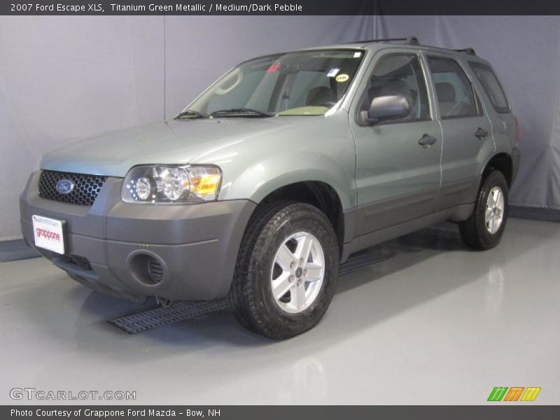 Titanium Green Metallic / Medium/Dark Pebble 2007 Ford Escape XLS