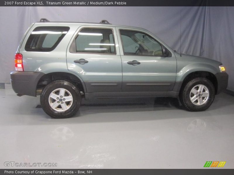 Titanium Green Metallic / Medium/Dark Pebble 2007 Ford Escape XLS