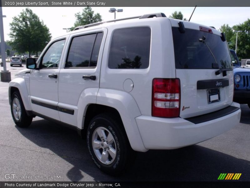 Stone White / Dark Slate Gray 2010 Jeep Liberty Sport