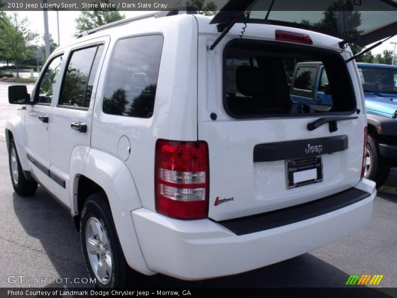 Stone White / Dark Slate Gray 2010 Jeep Liberty Sport