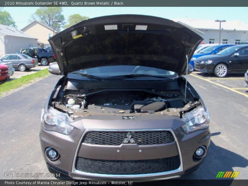 Quartz Brown Metallic / Black 2010 Mitsubishi Outlander SE 4WD