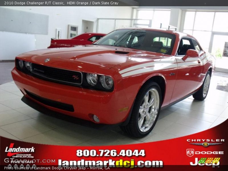 HEMI Orange / Dark Slate Gray 2010 Dodge Challenger R/T Classic