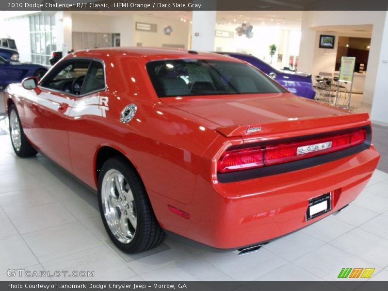HEMI Orange / Dark Slate Gray 2010 Dodge Challenger R/T Classic