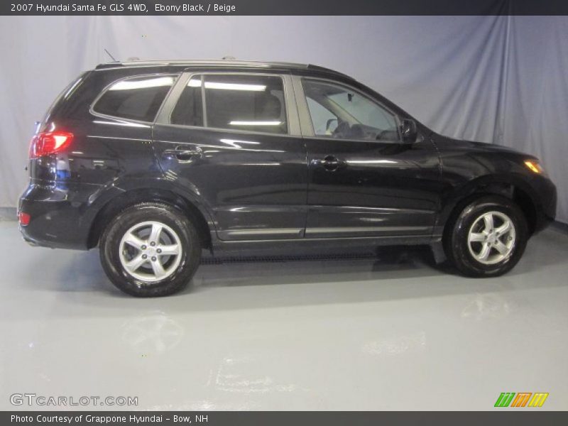 Ebony Black / Beige 2007 Hyundai Santa Fe GLS 4WD