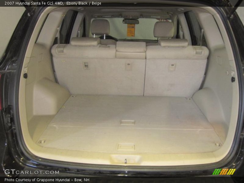 Ebony Black / Beige 2007 Hyundai Santa Fe GLS 4WD