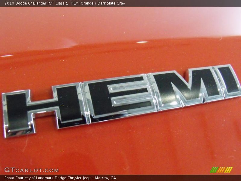HEMI Orange / Dark Slate Gray 2010 Dodge Challenger R/T Classic