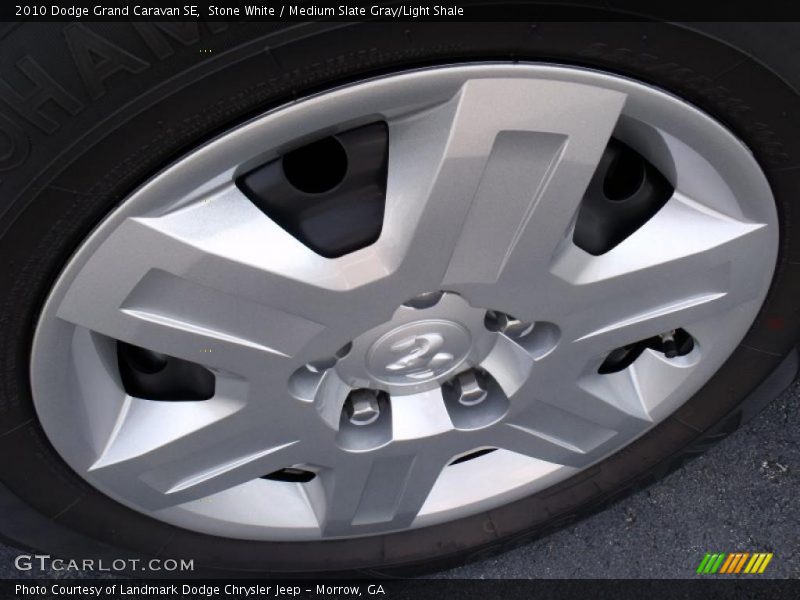Stone White / Medium Slate Gray/Light Shale 2010 Dodge Grand Caravan SE
