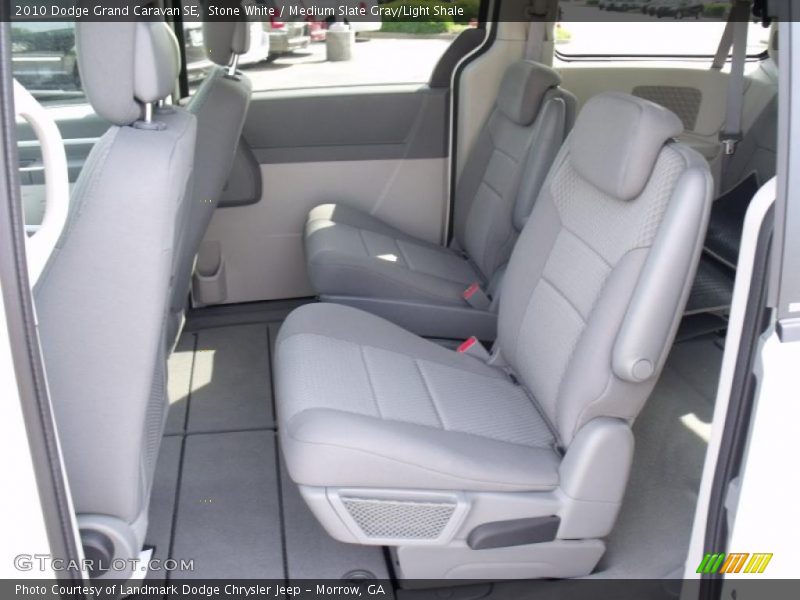 Stone White / Medium Slate Gray/Light Shale 2010 Dodge Grand Caravan SE