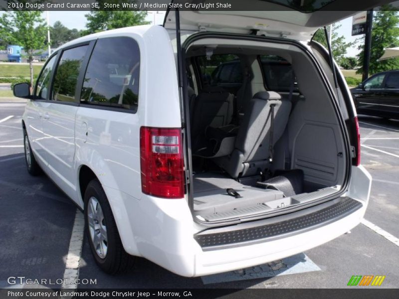 Stone White / Medium Slate Gray/Light Shale 2010 Dodge Grand Caravan SE